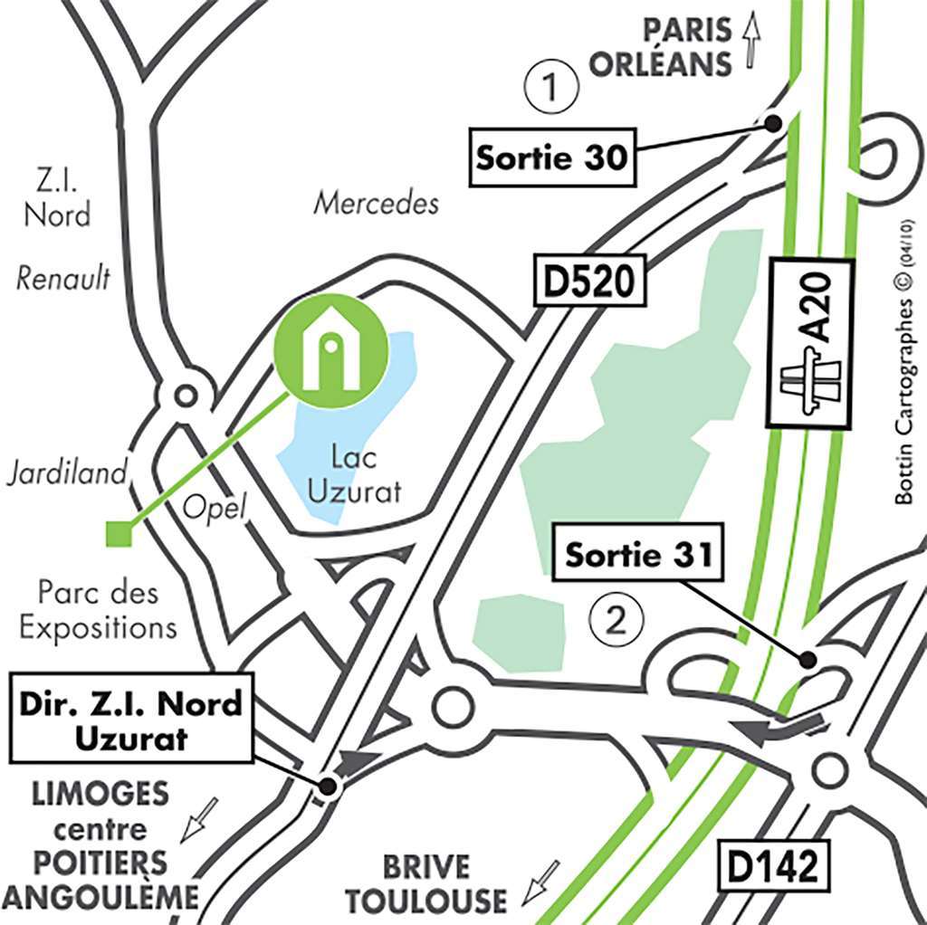 Campanile Limoges Nord Hotel Удобства снимка